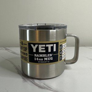 YETI Rambler Mug - Stainless - 14 oz